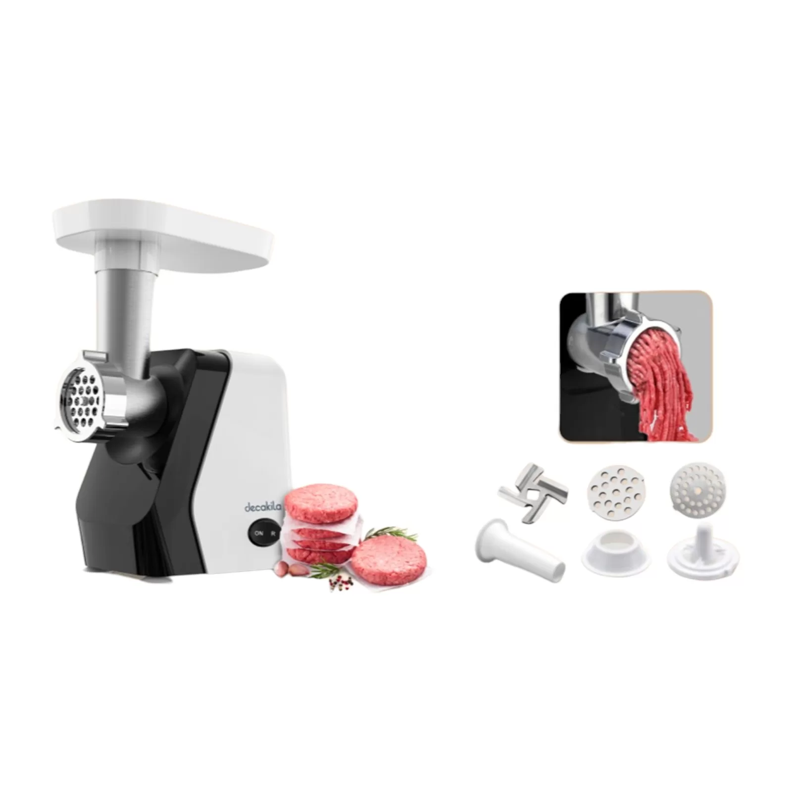 Decakila Meat Grinder , OutPut 1.5KG/Min, 300 Watts, KEMG019W