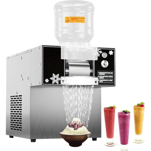 Electric Ice Shaving Machine for Restaurant,Ice Cream, Commercial Snowflake Ice Maker Bingsu Machine, Snow Cone ice Crusher,Continuous ice Maker for Snack Bar