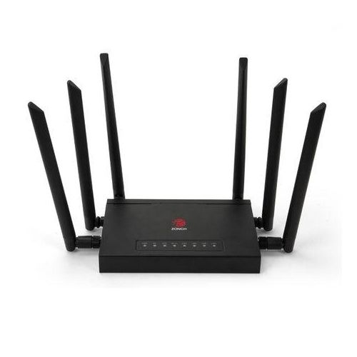 Zonch 4G/5G WI-FI Router 300 Mbps 6 High Gain Antennas Plug & Play B825 PK