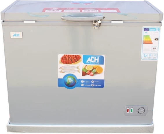 ADH 250 - Litres Chest Freezer, Single Door Deep Freezer - Silver
