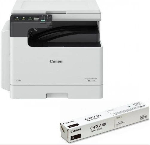 Canon imageRUNNER IR2425 Smart Business A3 Network Multifunction Wireless Printer - Print , Scan, Copy, Fax & Send (Black & White) - White - 1 Year Warranty