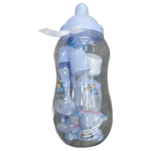 Big Boss 13-in-1 Milk Baby Feeding Bottle Gift Set -Blue