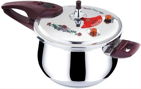 Tefal 5 Litres Stainless Steel Pressure Cooker With Steamer - Silver