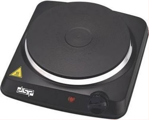 Dsp Single Burner Heater Hot Plate With Charging Cable Cooker - Black