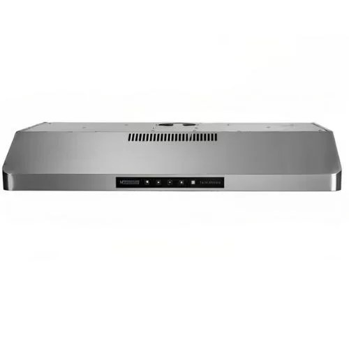 Newmatic 90cm Under Cabinet Cooker Hood H18.9S, Touch Control, Twin Blowers, Slim Kitchen Extractor Fan - Silver