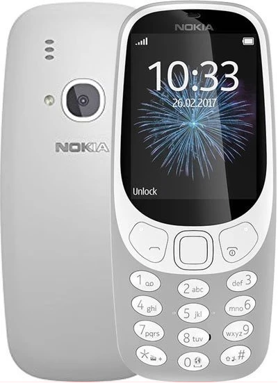 Nokia 3310 Dual SIM - 2.4" 16MB RAM/ROM 1200mAH - Grey