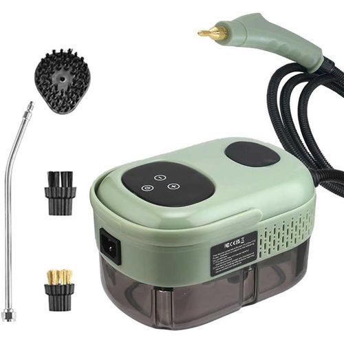 Handheld High Pressure Steam Cleaner 2500W 3BAR with Brush Heads - High Temperature Steam Cleaner with Intelligent Touchscreen Professional Steam Cleaning Machine For kitchen appliances Bathrooms, Fur