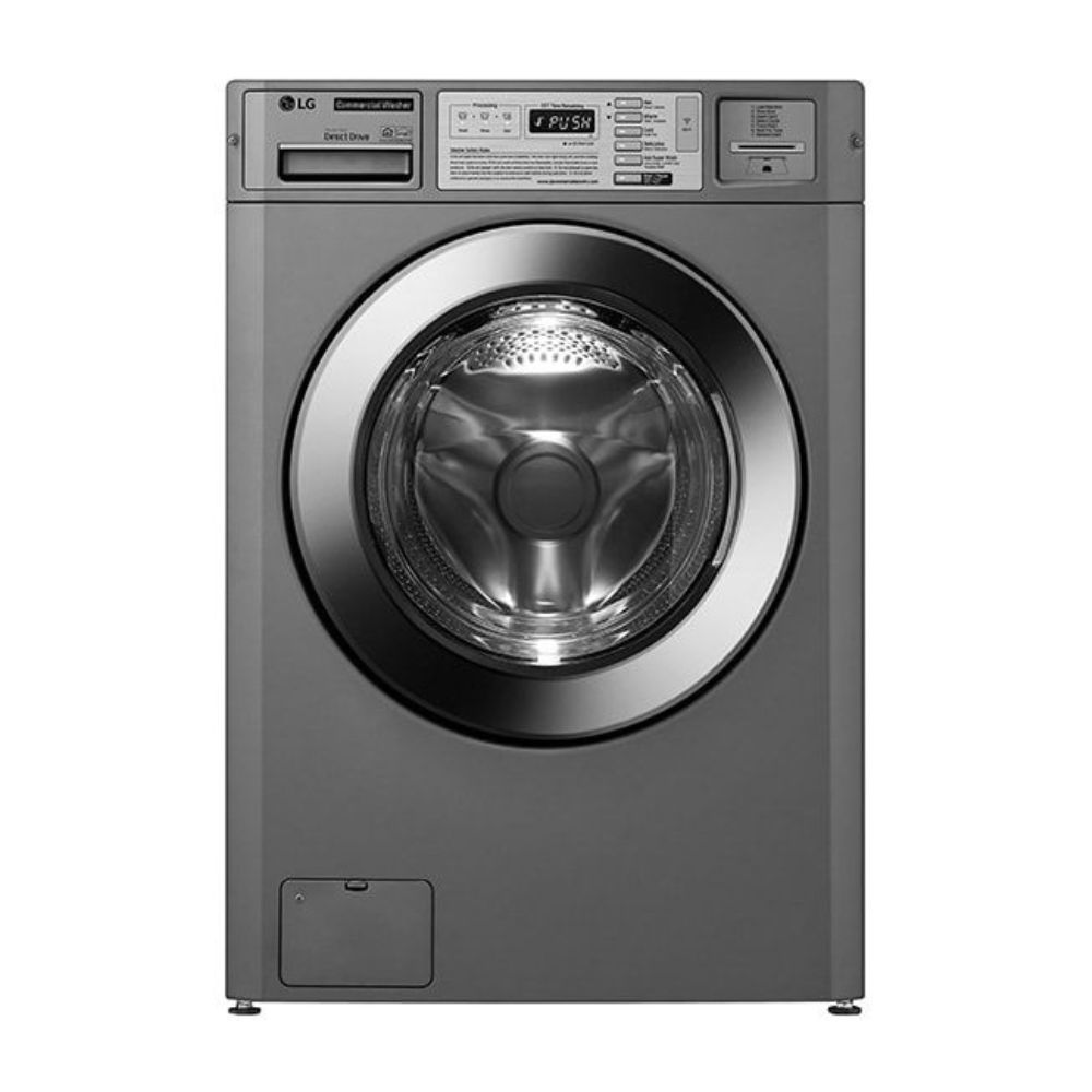 LG 10kg  Commercial Washing Machine, Front Load, Silver - WIFI Stack