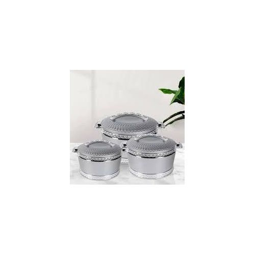 2L 4.2L 6.3L New Arrival Food Warmer Sets Of 3 ABS Plastic Handle Luxury Insulated Hot Pots Food Warmer Set Casserole Serving Dishes Set