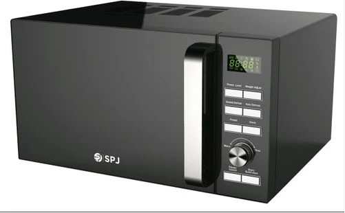 SPJ 25-Litre Digital Microwave Oven With Grill - Black