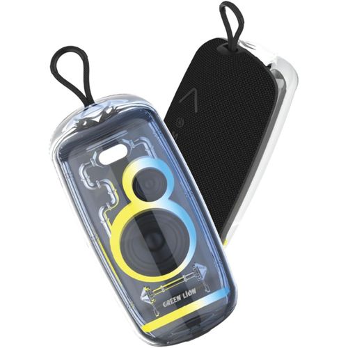 Green Lion Palma Pro Wireless Speaker with RGB Lights, Bluetooth 5.2, 2 * 8W Power, 7H Playtime, IPX7 Waterproof, 10m Bluetooth Range, TWS/FM/TF Card/USB Support, Type-C Charging