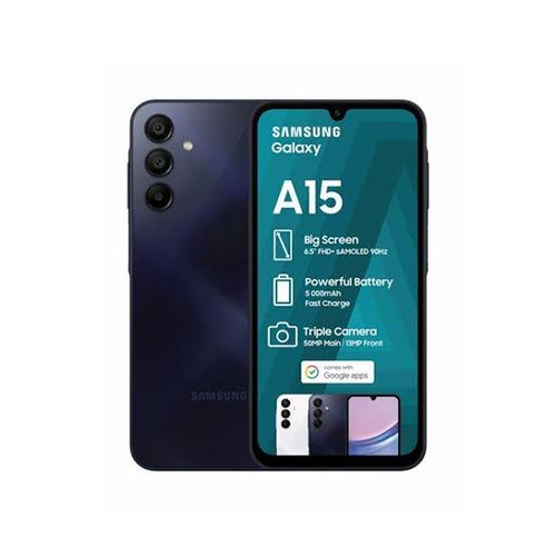 Samsung Galaxy A15 4G - 6.5" 4GB RAM 128GB ROM 50MP 5000mAh - Blue Black