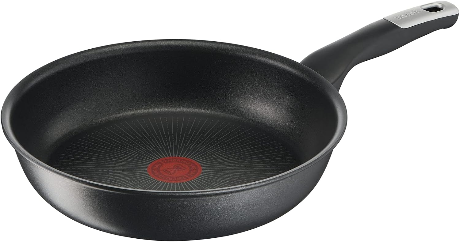 Tefal Unlimited 26cm Non-Stick Aluminium Fry Pan, Induction, G2550502 – Black