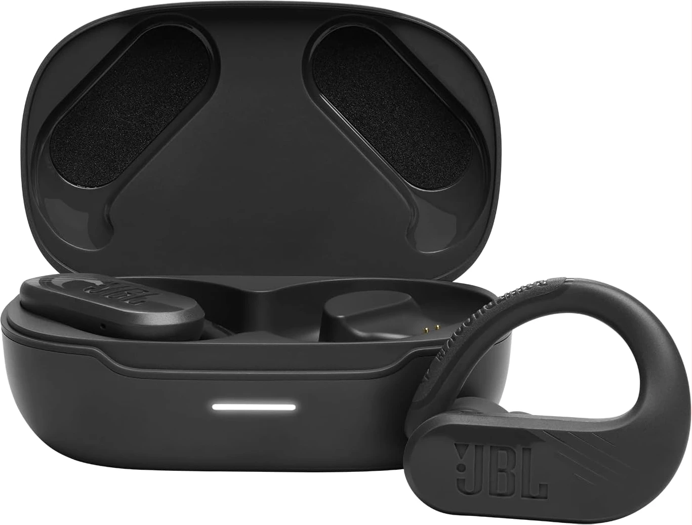 JBL Endurance Peak 3 - Dust and Water Proof (IP68) True Wireless Active Earbuds, Pure Bass Sound, Up to 50 Total Hours of Playback with Speed Charge, Ambient Aware & Talk Thru (Black)