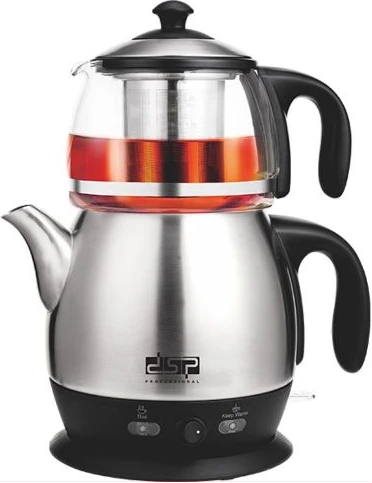 Dsp Electric Kettle Coffee, Tea Maker With filter Teapot- Black.