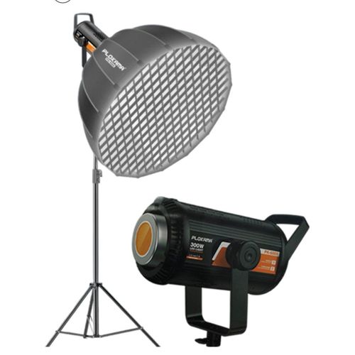 PLOKAMA PK-600S LED Video Light Kit, 300W Professional Grade Photography Lam 16000 lm, Adjustable from 2700k To 6500k Full Set, Stand, LED Light with Deepen Soft Box – Professional Studio Lighting Kit
