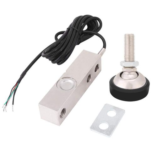 1000KG Weighing Sensor Shear Beam Load Cell Sensor Shear Beam Pressure Sensor with 4-Conductor Shielded Cable for Electronic Platform Trace Vehicle Sensor, Shear Beam Load Cell Sensor with 4-Core Shie
