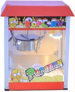Electric Popcorn Machine - Red