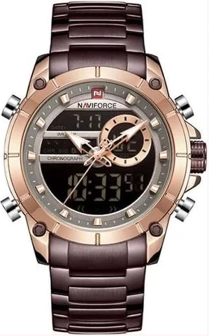 Naviforce Men's Quartz Watch - Brown