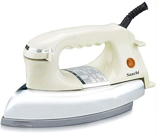 Saachi Heavy Dry Iron With Ceramic Soleplate- White