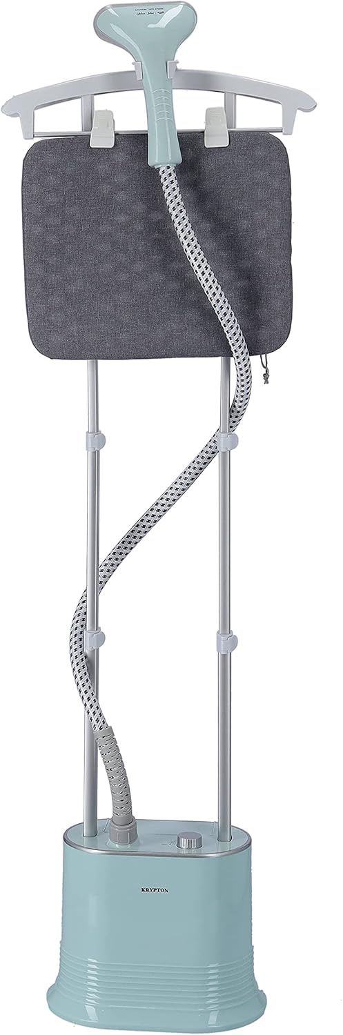 Krypton Garment Steamer With Adjustable Poles, Overheat Protection, White, KNGS6224