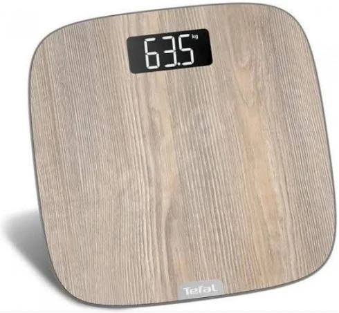 Tefal Origin Oval Wood Electronic Personal Scale / Bathroom Scale