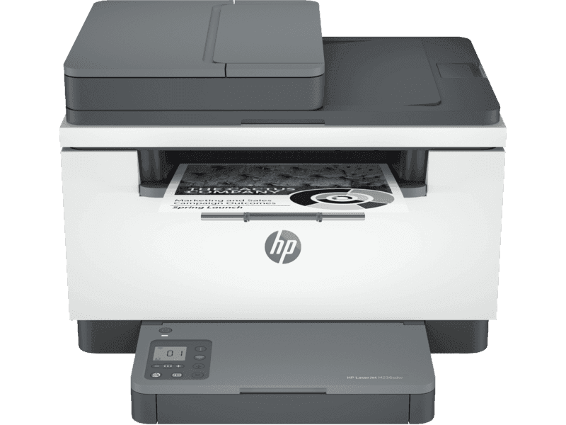 HP LaserJet MFP M236sdn Printer, A4 Multifunction Mono Laser Printer - White
