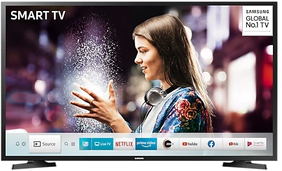 Samsung 32 - Inch Smart TV; LED UA32T5300, HD, USB, HDMI, Inbuilt Free To Air Decoder - Black