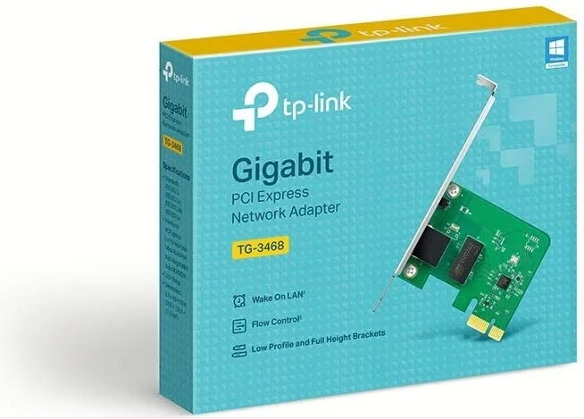 TP-LINK Gigabit Network Adapter., Green