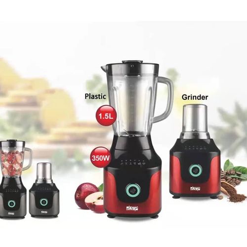 Dsp 2 in 1 Super Ice Crusher Blender Grinder & Mill Grater With Unbreakable melamine Jar -Multicolor