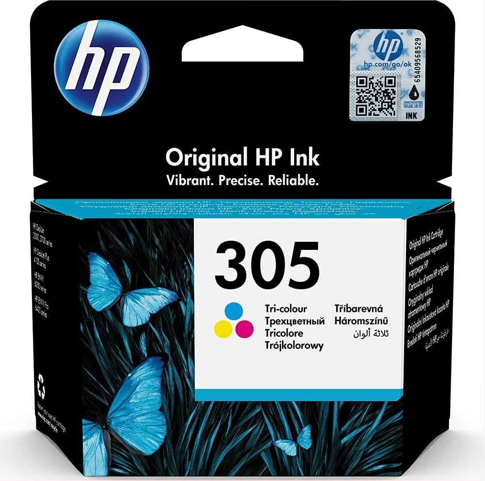 HP 305 Tri-color Original Ink Cartridge
