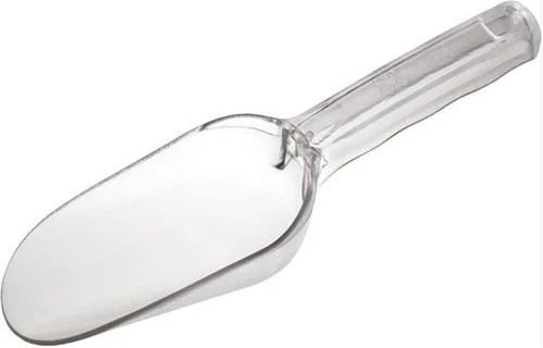 Ice Cube Shovel Scoop Scraper Plastic Clear Ice Bucket Bar Tools- Clear