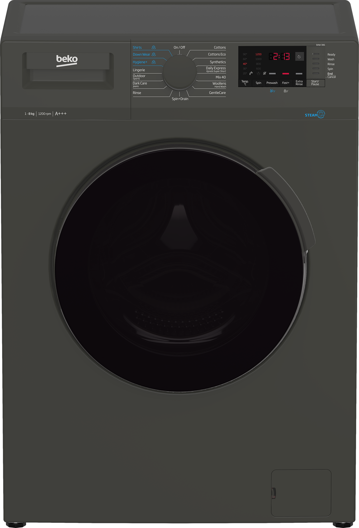Beko 8kg Front Loading Automatic Washing Machine, 1200rpm