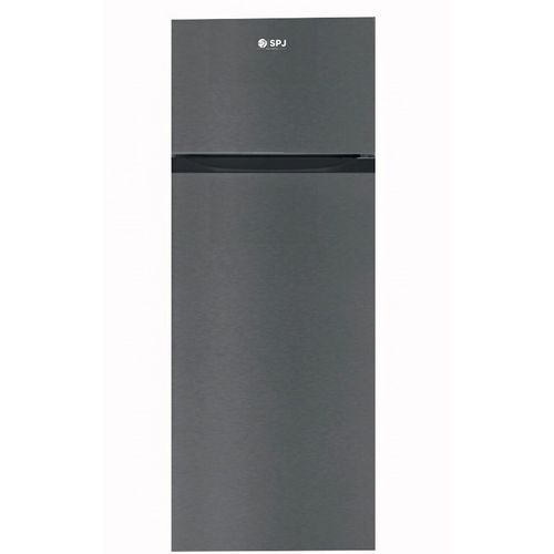 SPJ 270L Fridge; Double Door Top Mount Freezer Defrost Refrigerator - Silver