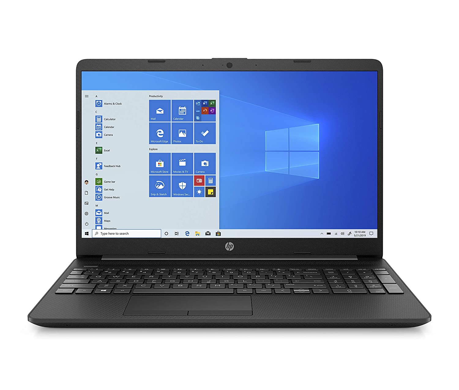 HP 15 10th Gen Intel Core i3 Processor 15.6 inches FHD Laptop (8GB/256GB SSD+1TB HDD/Windows 10/MS Office), Jet Black, 1.74Kg