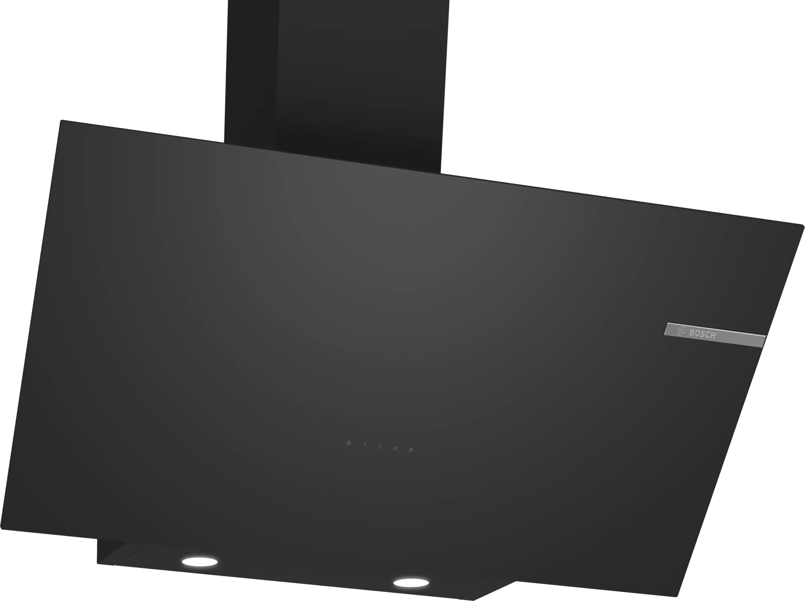 BOSCH 90 cm, Wall-Mounted Cooker Hood, 3-Speed Touch Control, 700 m³/h Extraction – DWK96PJ60M Black 216 W DWK96PJ60M black