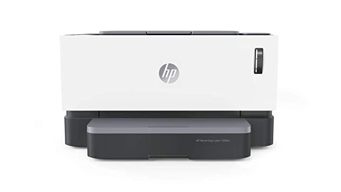 HP Neverstop 1000w Printer, WiFi Enabled Monochrome Laser Printer, 80% Savings on Genuine Cartridge, Self Reloadable with 5X Inbox Yield, Smart Tasks with HP Smart App, Low Emission & Clean Air Qualit