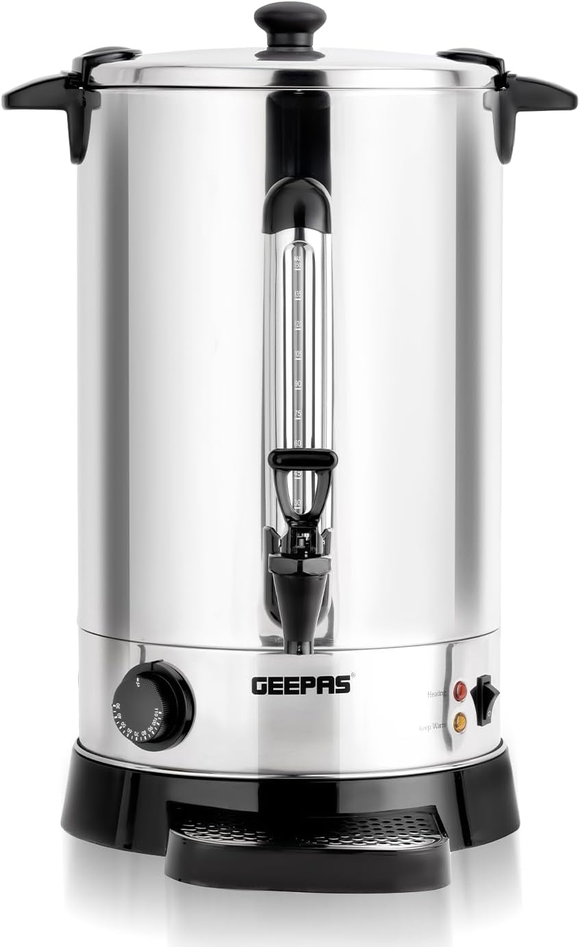 Geepas 20L Water Boiler, GK38048, Various Hot Drinks Like Tea, Coffee, Hot Water, Soup, And More