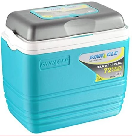 Pinnacle Insulated Water Cooler Ice Chiller Box 32L,Blue