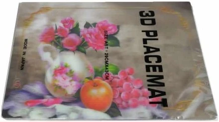 12 Pieces Of Plastic Placemats Table Mats For Dining Table Set, Cream