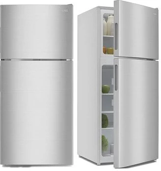 CHiQ 150-Litres Fridge; Double Door Defrost Refrigerator CTM150 - Black (3YRs WRTY)