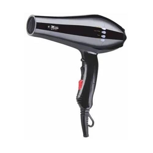 Electro Master Professional Ionic Hair Dryer Led Display 300W With Attachments Cool Shot Button Matt Finish- Black