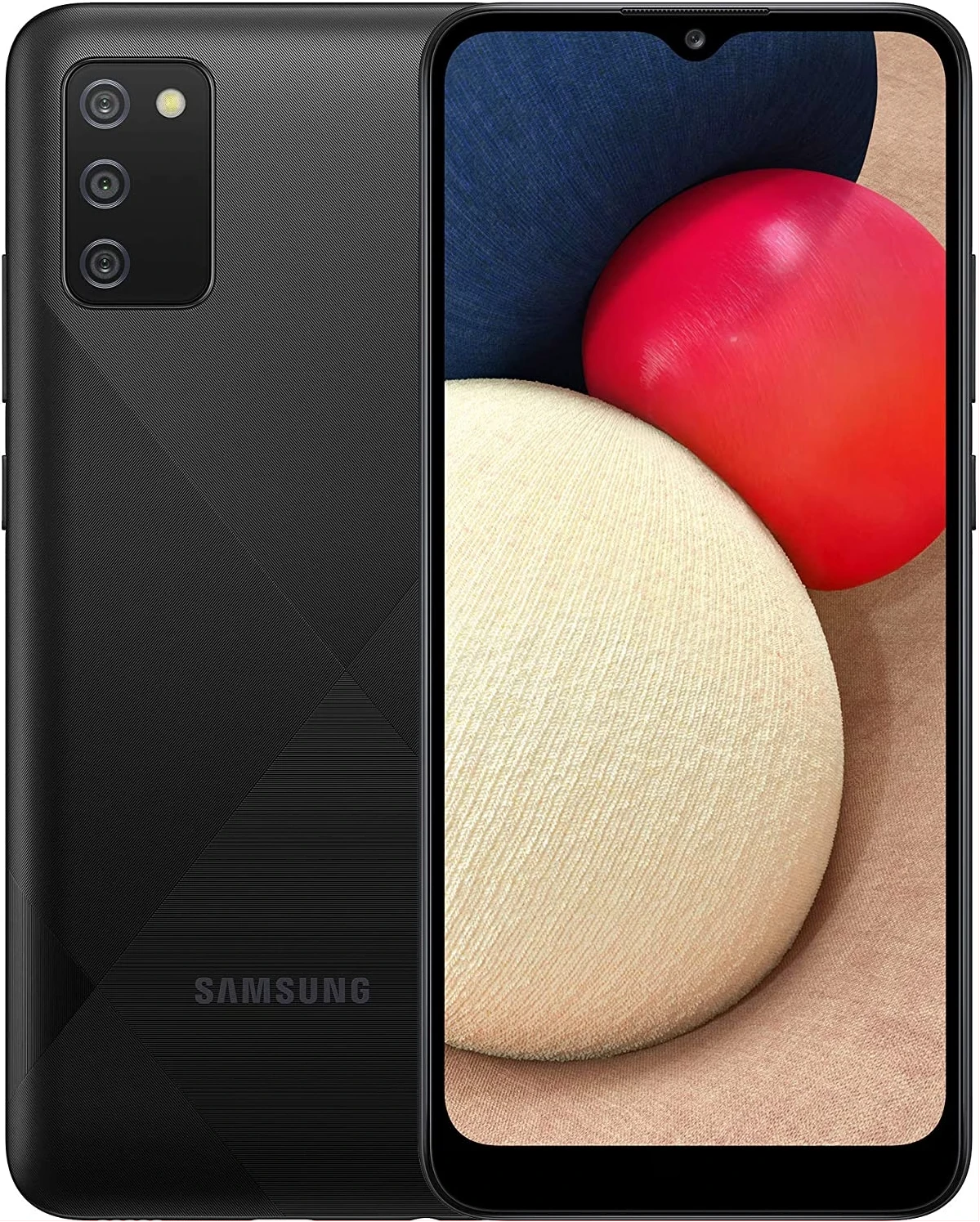 Samsung Galaxy A02s 4G Smartphone 6.5 Inch Infinity-V HD + Screen 3 Rear Cameras 3GB RAM and 32GB  5,000 mAh Battery- Black