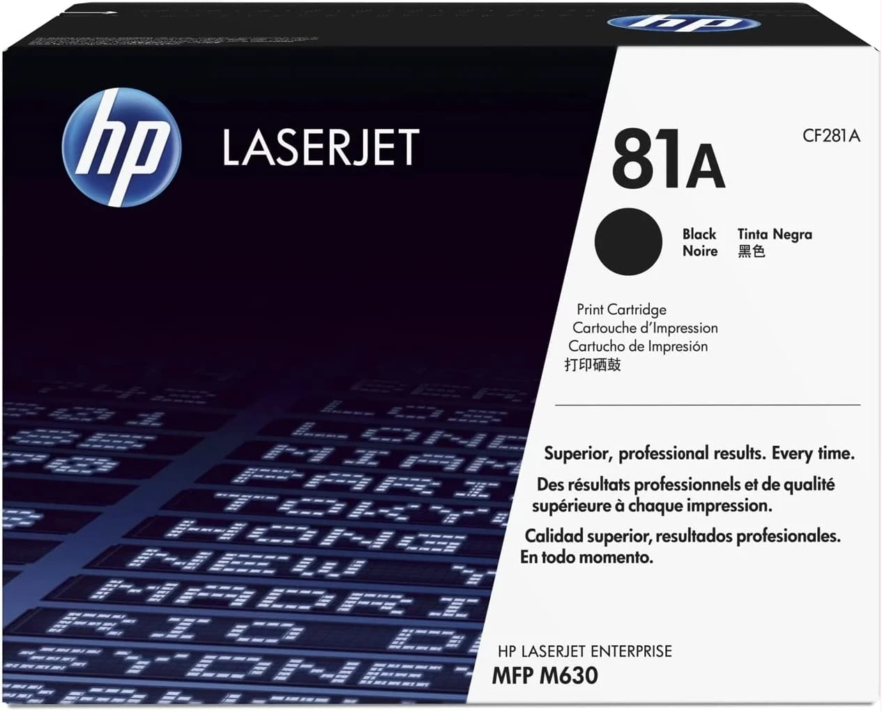 Original HP 81A Black Toner Cartridge