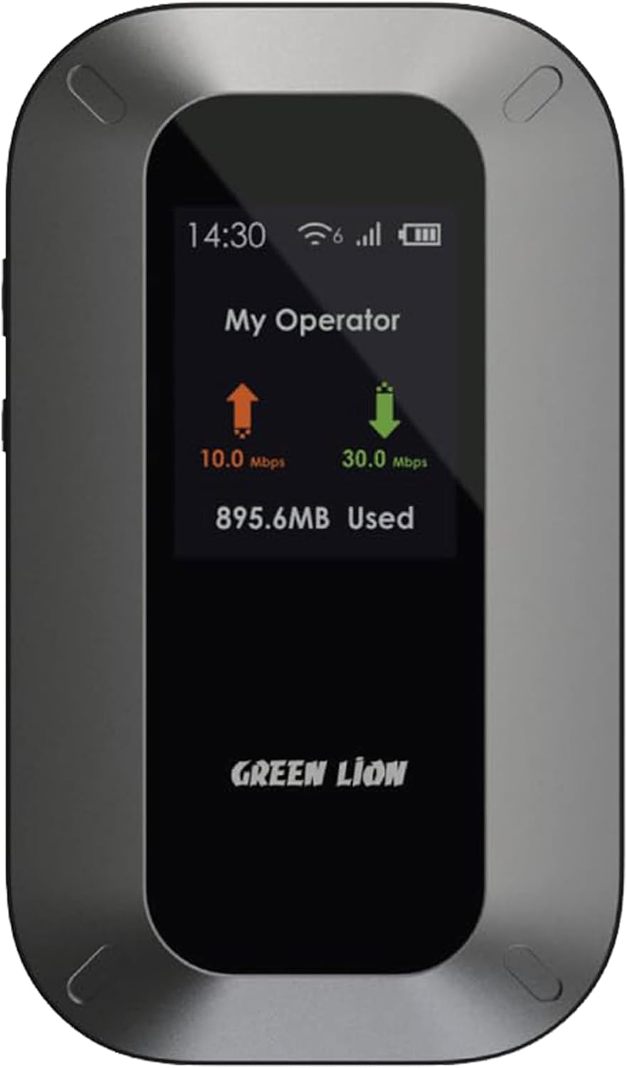 Green Lion Wireless Wifi Mini Router, 4G/LTE, 150 Mbps, 3000 mAh, TFT HD Display, Connect Up to 10 Devices, 12H Working Time, Portable Mini Router for Vacation, Camping, Gathering