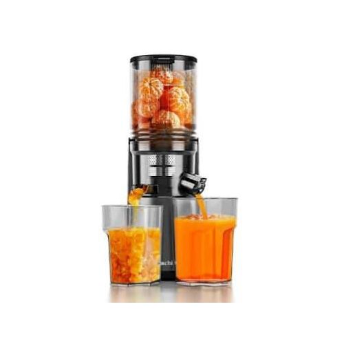Saachi Slow Juicer With Oversized Feed Chute, Full Copper Motor, Advanced Juice-Pomace Separation With Slow Squeeze Technology, 700ml Pulp Container, 1000ml Juice Container
