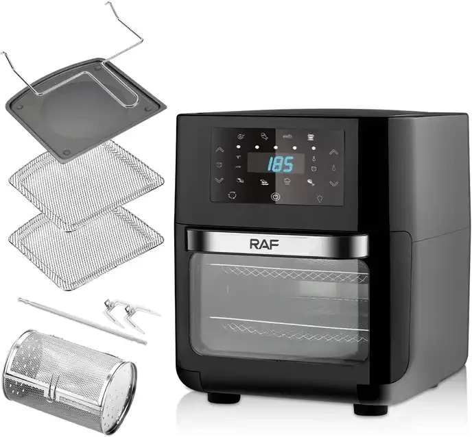 RAF 16L Multifunction Touch Screen Smart Air Fryer Electric Without Oil Free Deep Digital Air Fryer R5293