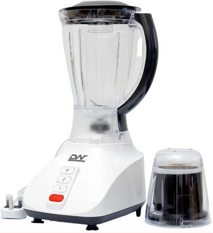 Digiwave 2 In 1 Double Jar Blender 1.5 Litres with 4 Preset Settings Button - White