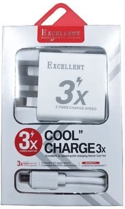Excellent 3X Speed Smart Phone Charger