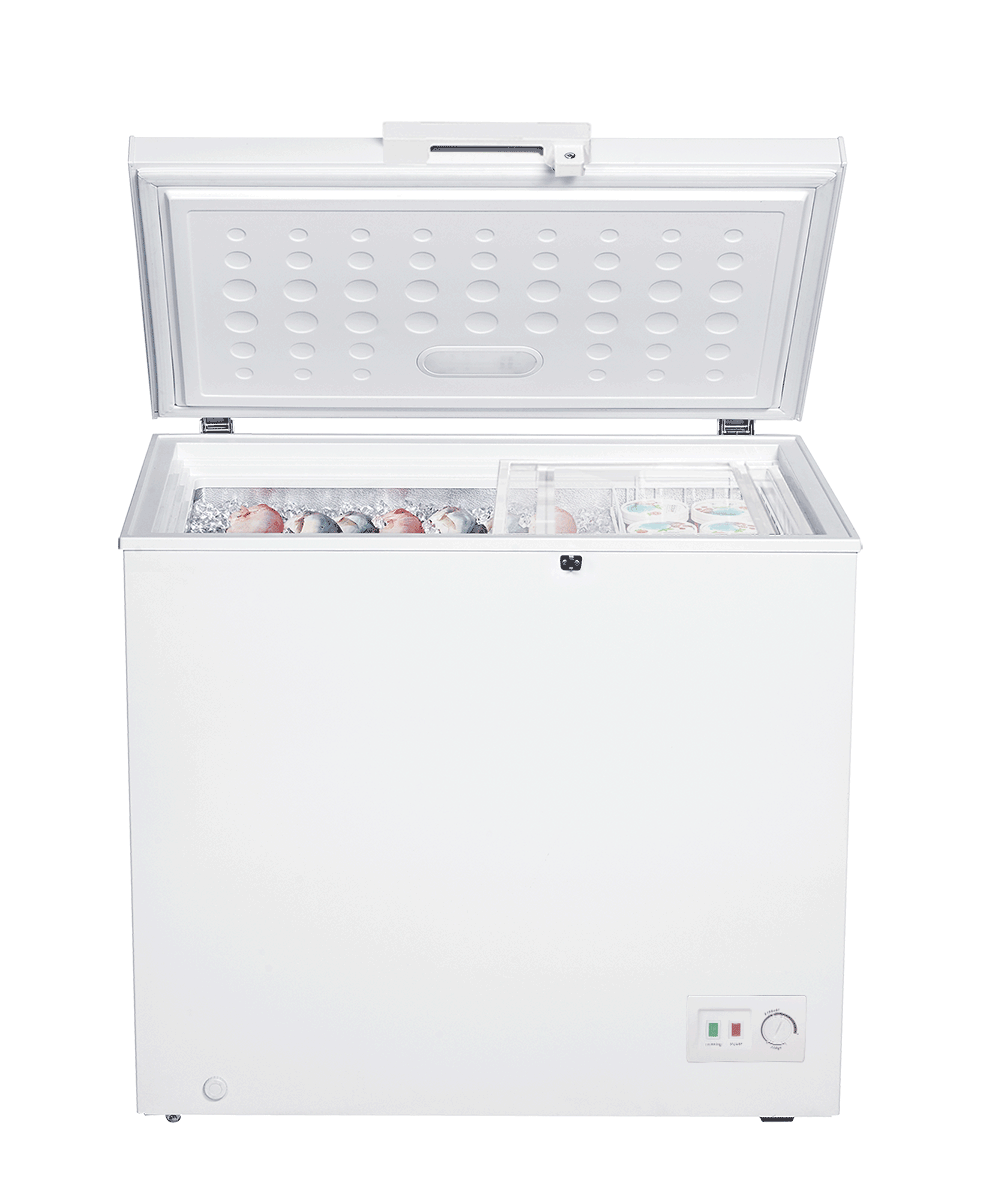 Beko 200L Chest Freezer, Single Door  w/ Sliding Glass BCF2222 UK KE - White